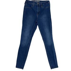 Wild Fable High Rise Skinny Jeans Women Size 2 Dark Blue Denim Cotton Blend
